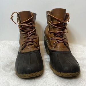 L.L Bean duck boots size 9 women